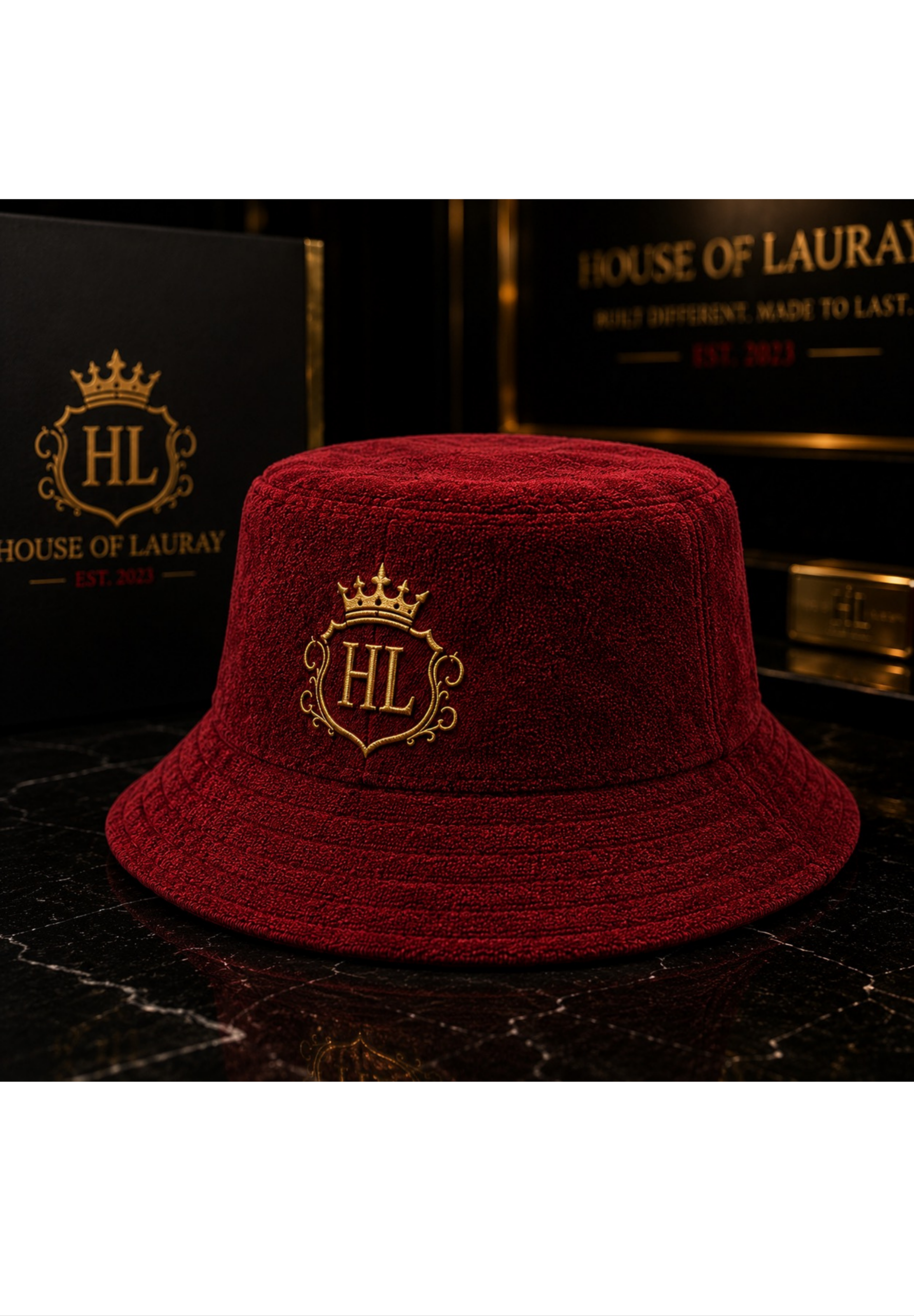 House of Lauray headwear campaign image
