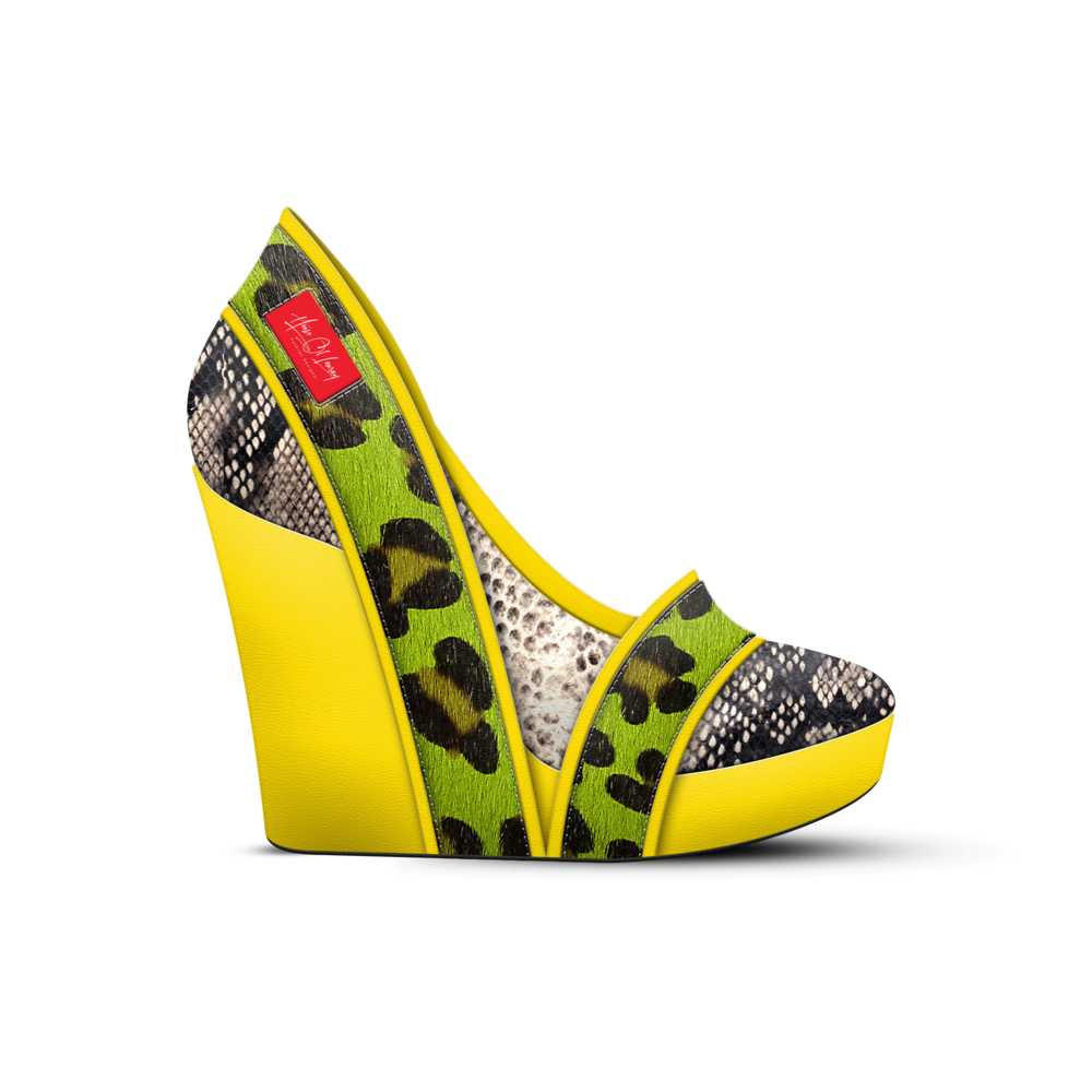 House of Lauray India Nicole II shoe drawing